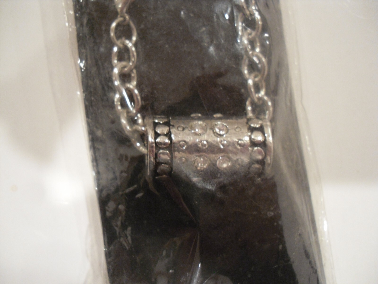 Anime Cosplay Necklace Adult Unisex Alloy 20″ Chain DIAMOND LIKE JEWELED BARREL