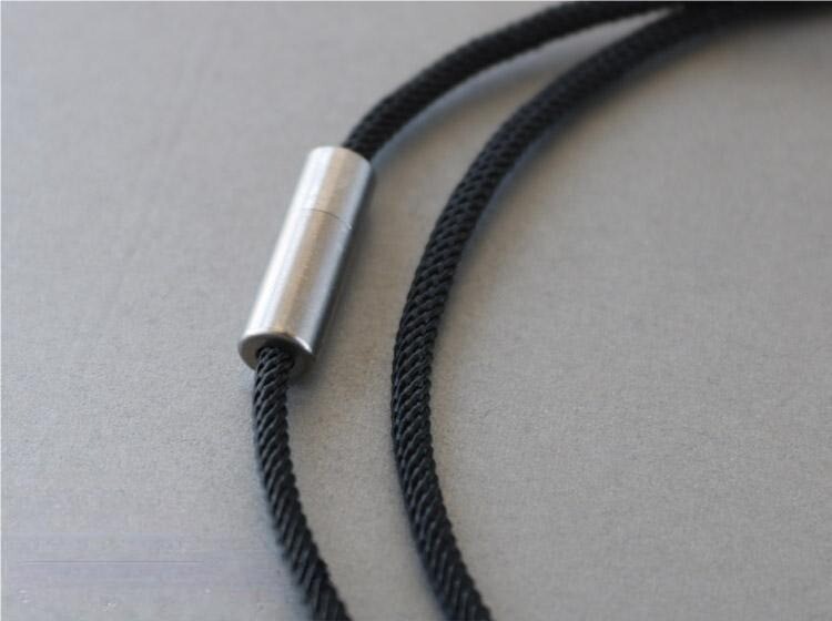 Titanium Paracord Necklace Rope Cord Chain Anti Allergy DIY 23.6 in/60cm Length