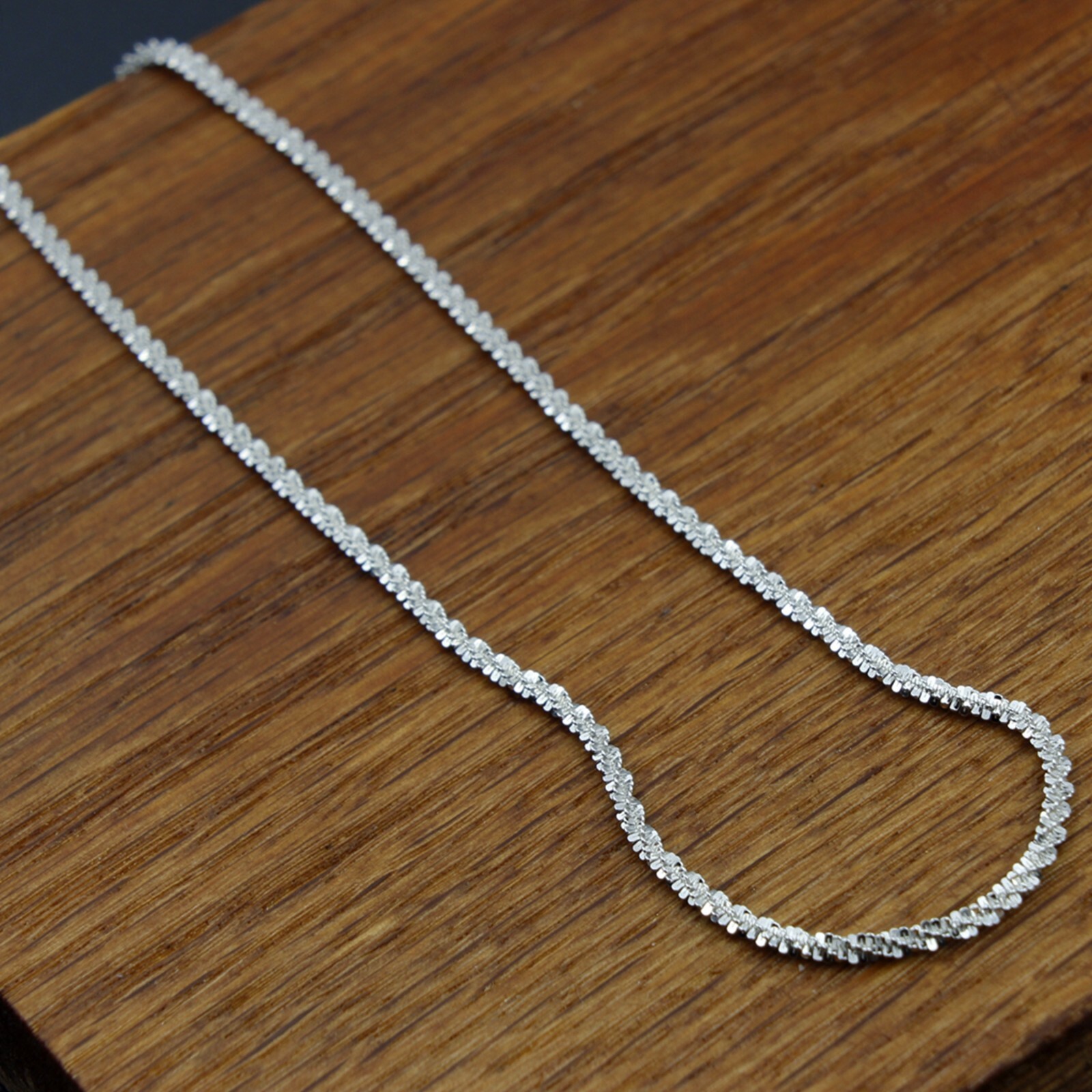 Girl / Women Titanium Stainless Steel Margarita Chain Choker Necklace 14.5-16″