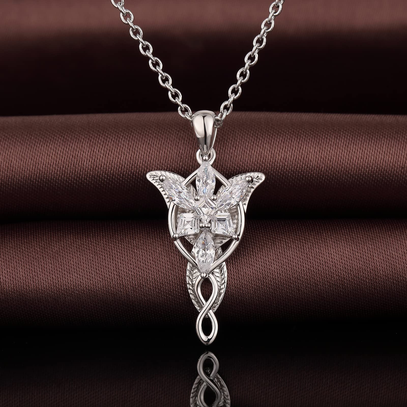 Lord Of The Rings Necklace Arwen Evenstar Necklace For Women Arwen Necklace J…
