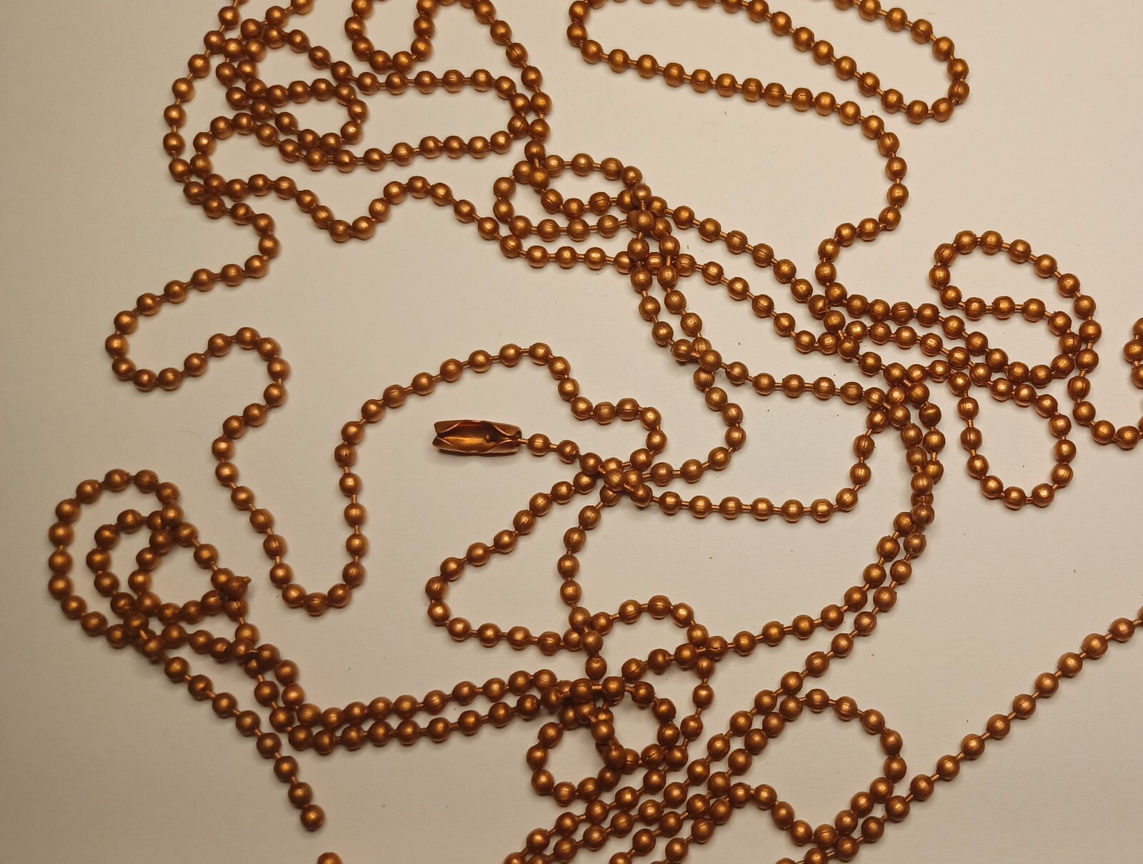 Copper Military Fashionable 1.0mm or 2.4mm Ball Bead Dog Tag Chain Free Shipping