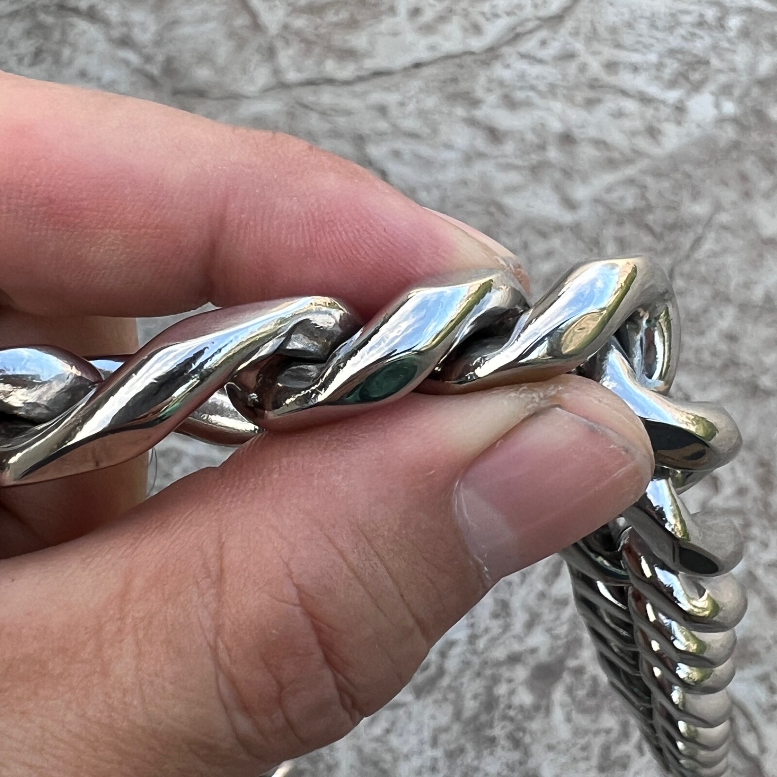 Mens Figaro Link Chain 316L Stainless Steel Heavy Necklace 22MM Thick 18″-30″ in