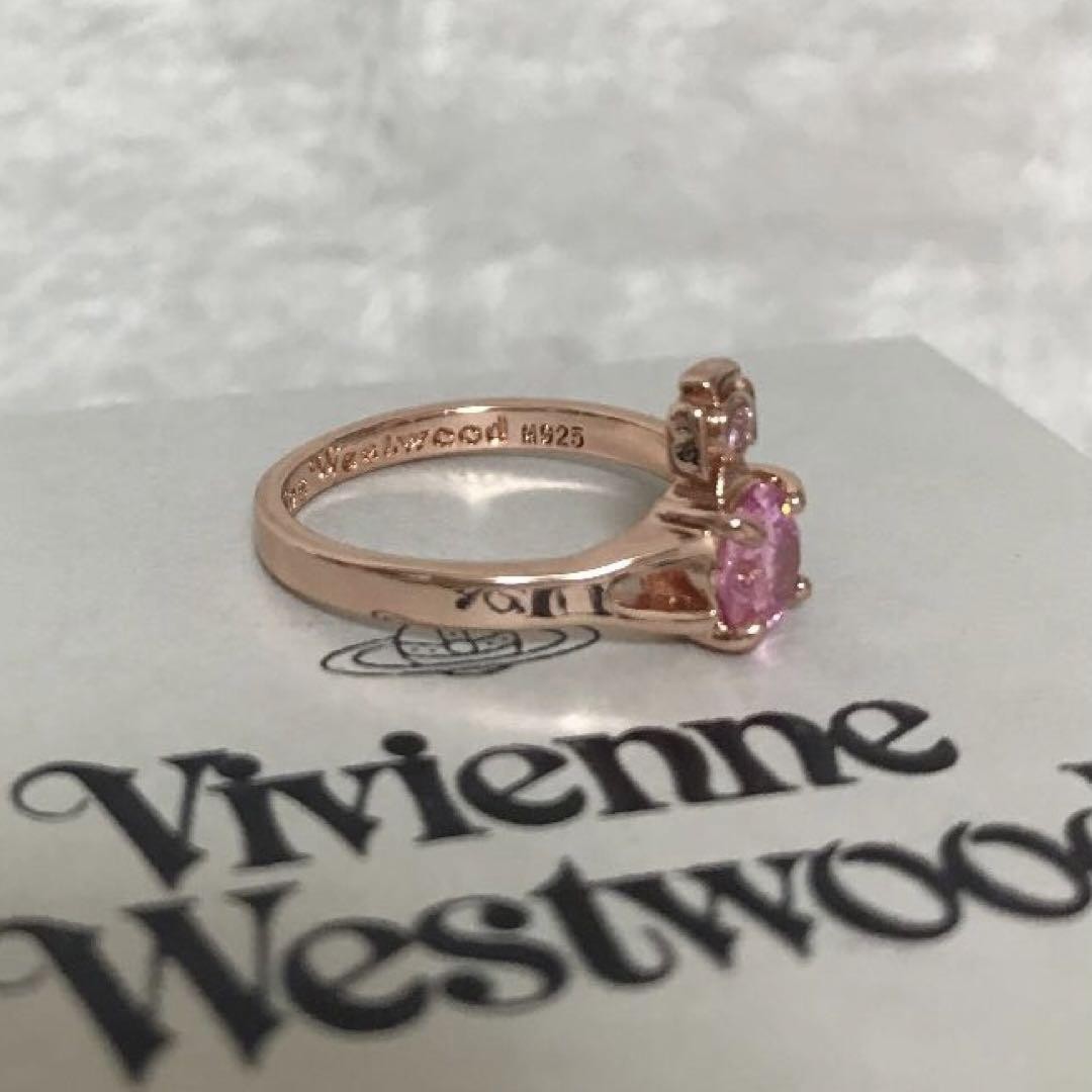 Vivienne Westwood Ring Size 6.5-7 Orb Pink NO BOX [EJ206