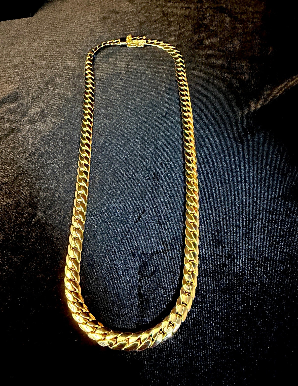 Miami Cuban 14k Stamped Gold Filled 24in 9MM necklace w/ box lock BRAND NEW