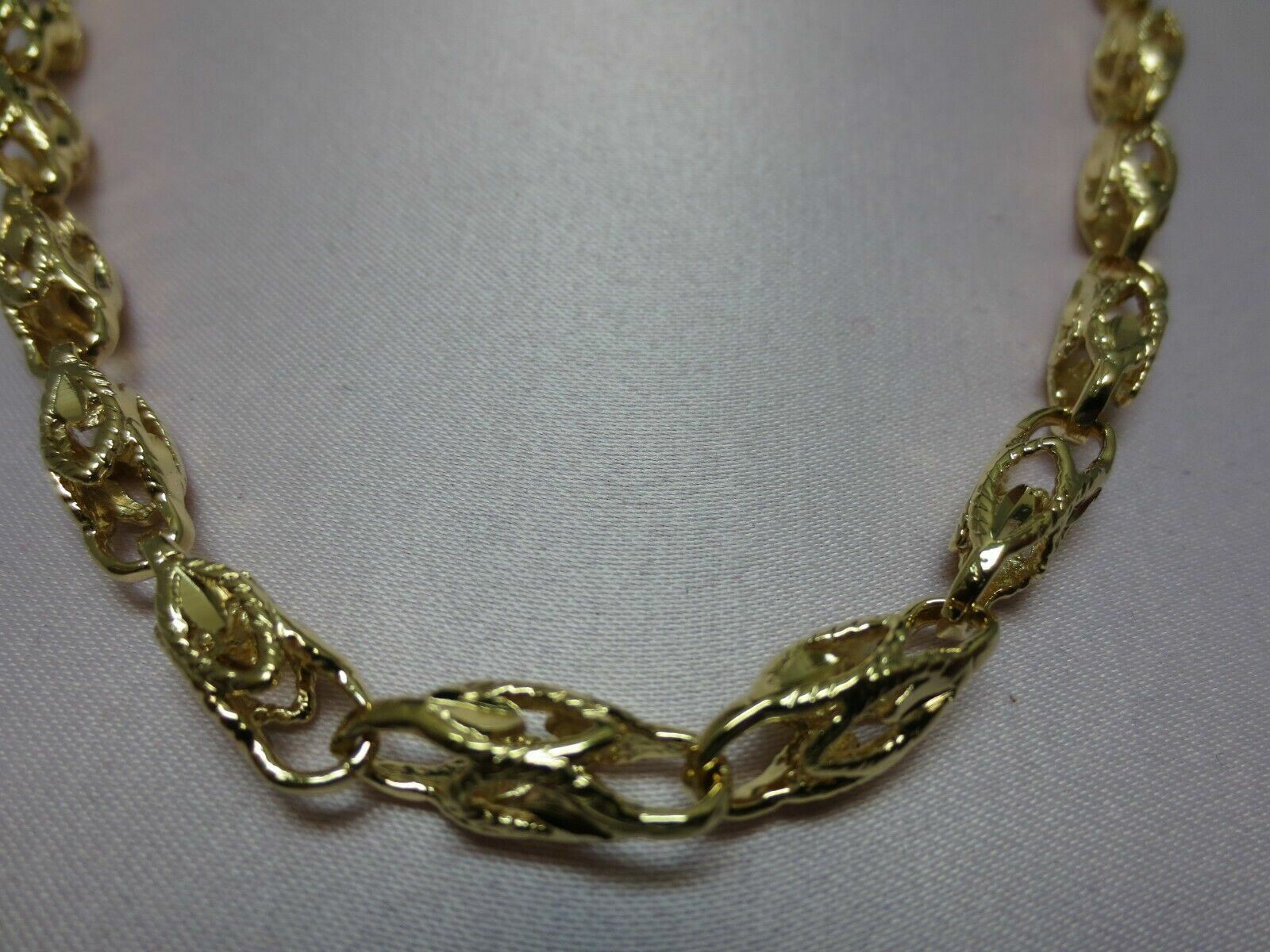 14 KT GOLD PLATED 8″-36″INCH CAST 6MM TURKISH HIP HOP ROPE CHAIN NECKLACE