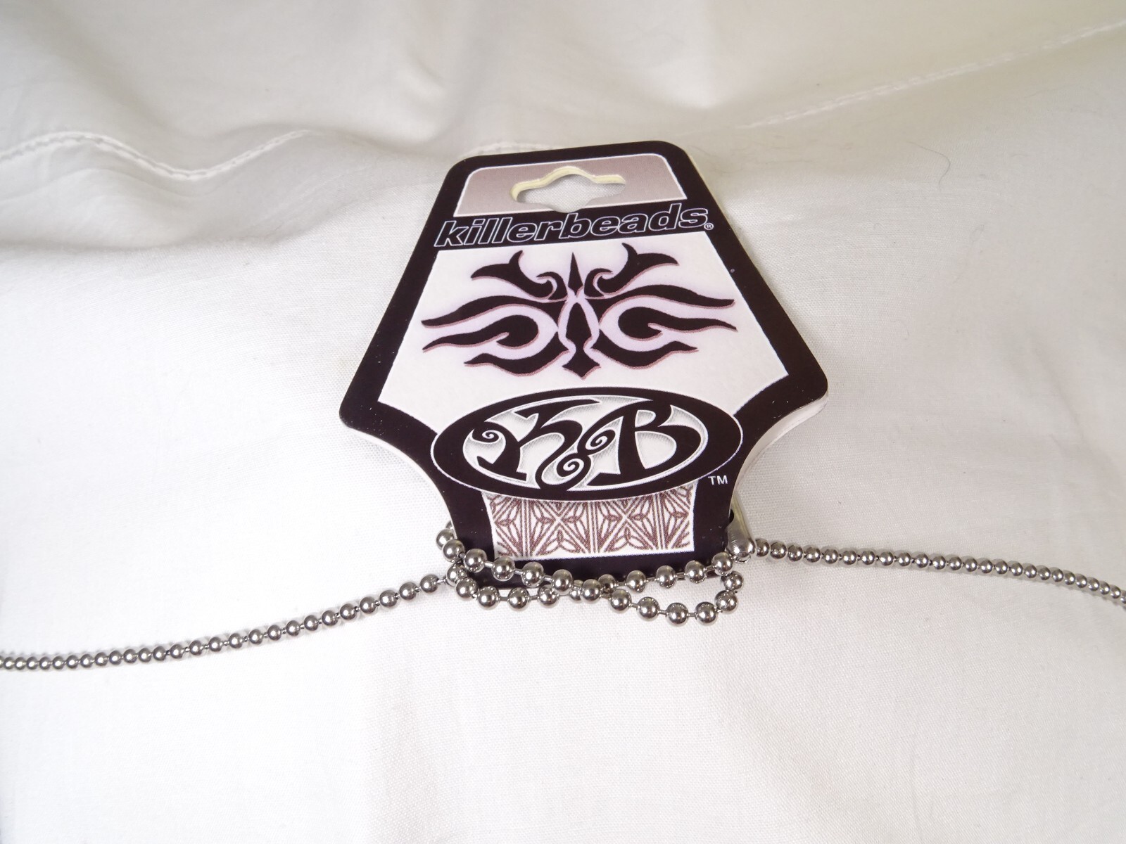 New Large Stainless Steel Butterfly 25” Steel Ball Chain Unisex Retro Necklace