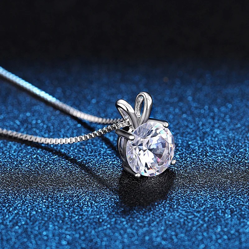AAA Cubic Zirconia Necklace Women Girls Pendant Jewelry Gift