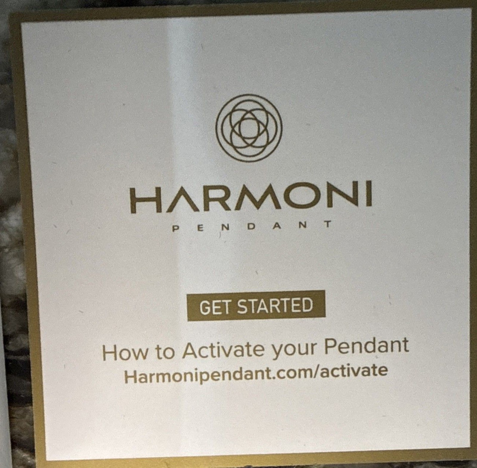 Harmoni EMF Pendant Protection Necklace ~ NEW