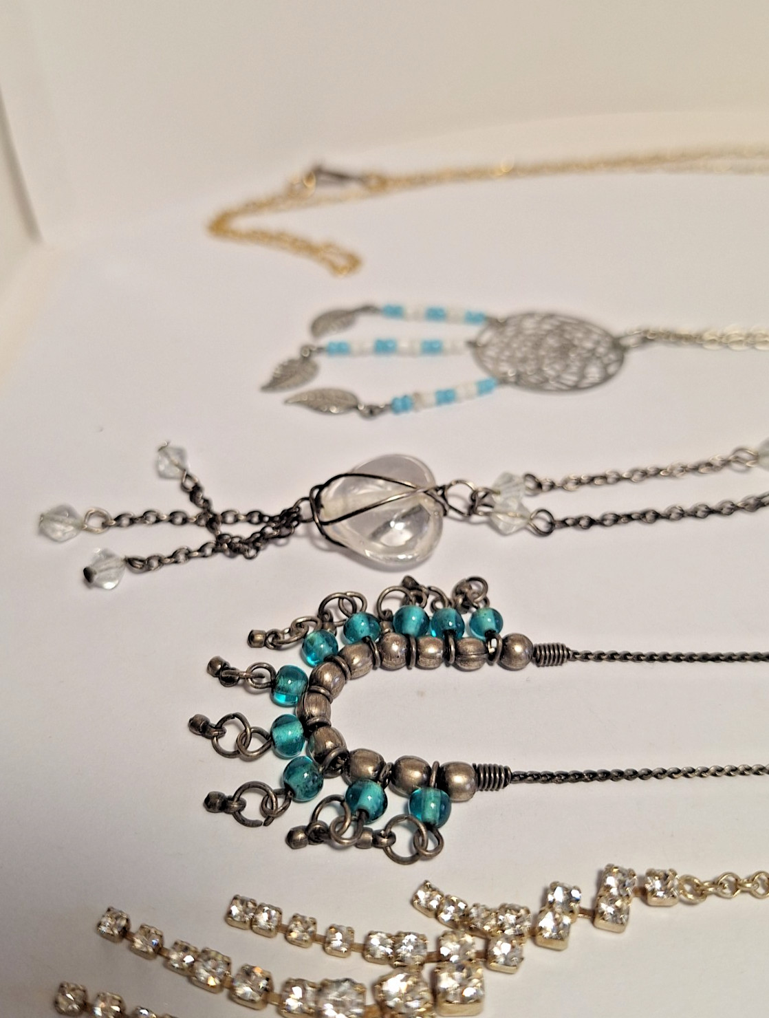Lot of 5 Unbranded Wearable Fashion Jewelry Necklaces