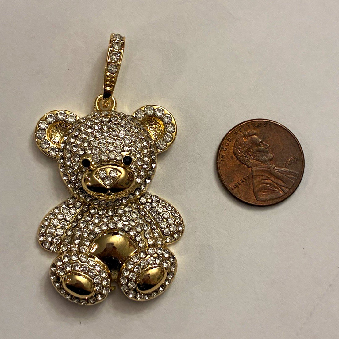Gold Filled Teddy Bear Charm Pendant