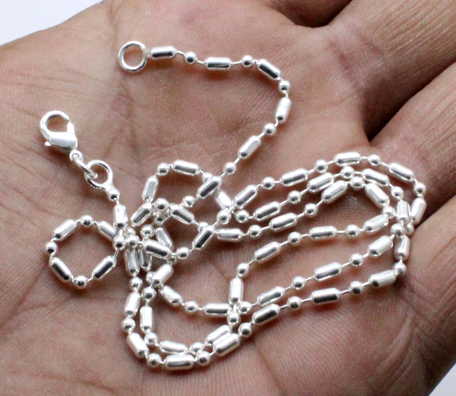 925 Sterling Silver Handmade Jewelry Adorable Chain Necklace
