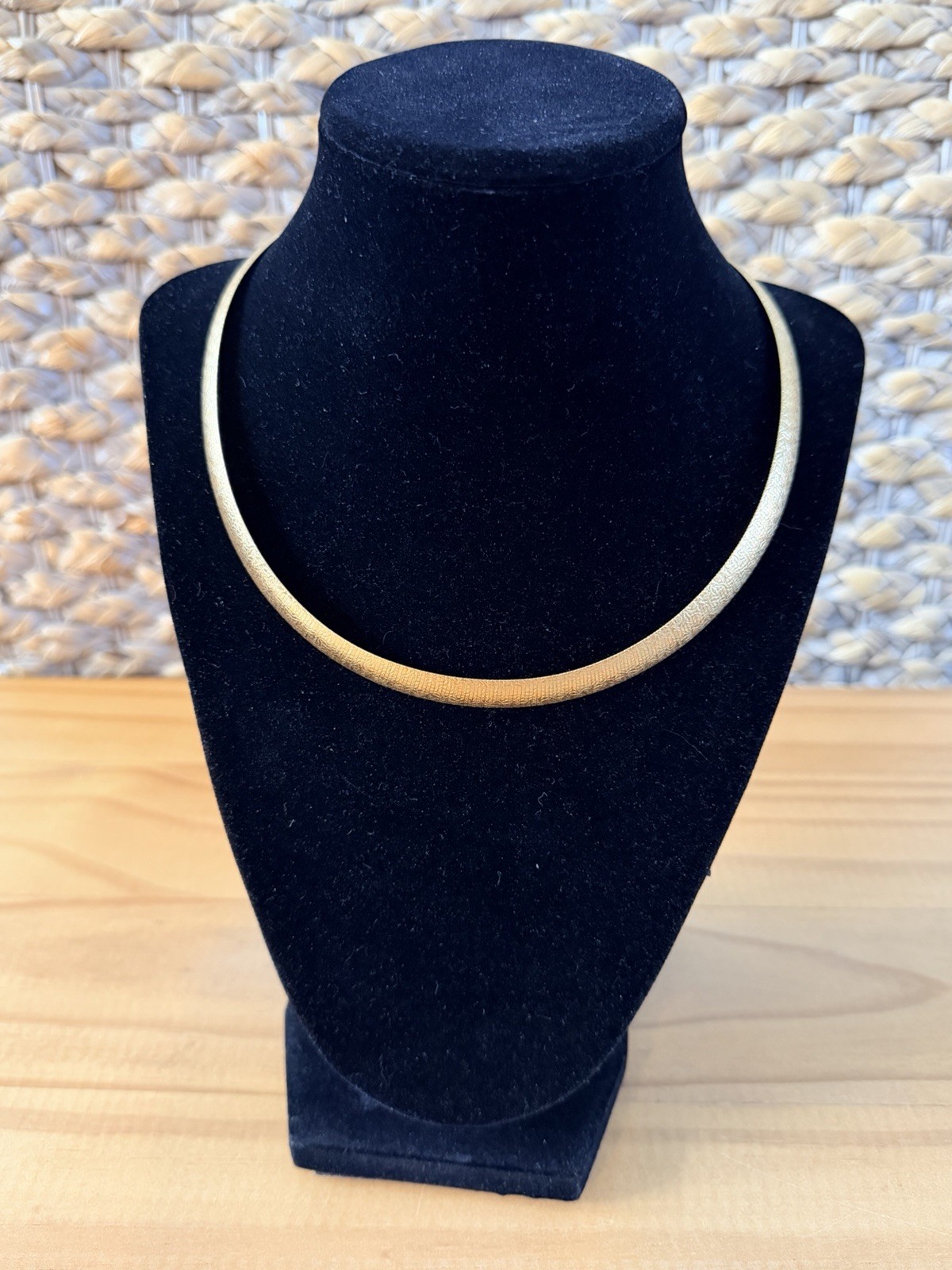 Dyadema Bronze Italy Choker Necklace 16”