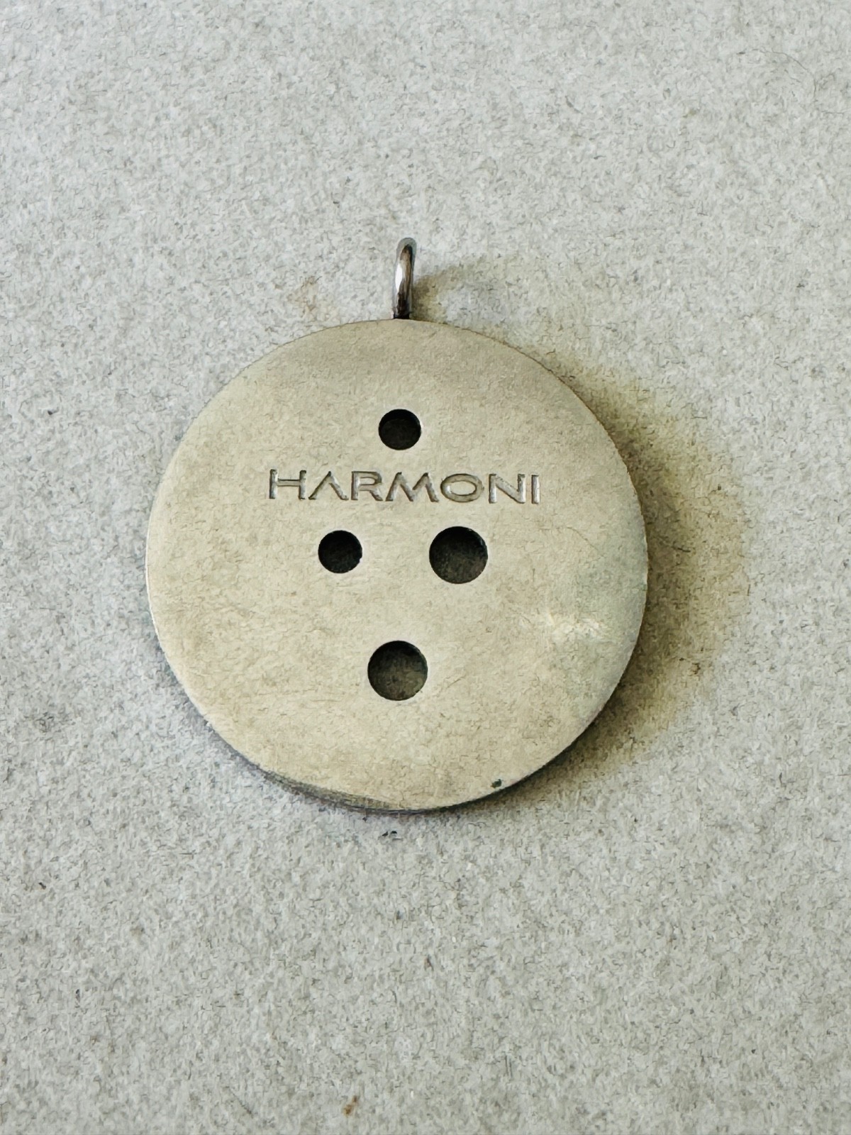 Stainless HARMONI Personal EMF Necklace Pendant 1” Large (25mm)