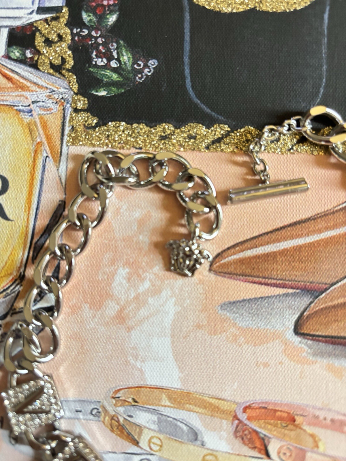 Fashion Monogram Chain Necklace