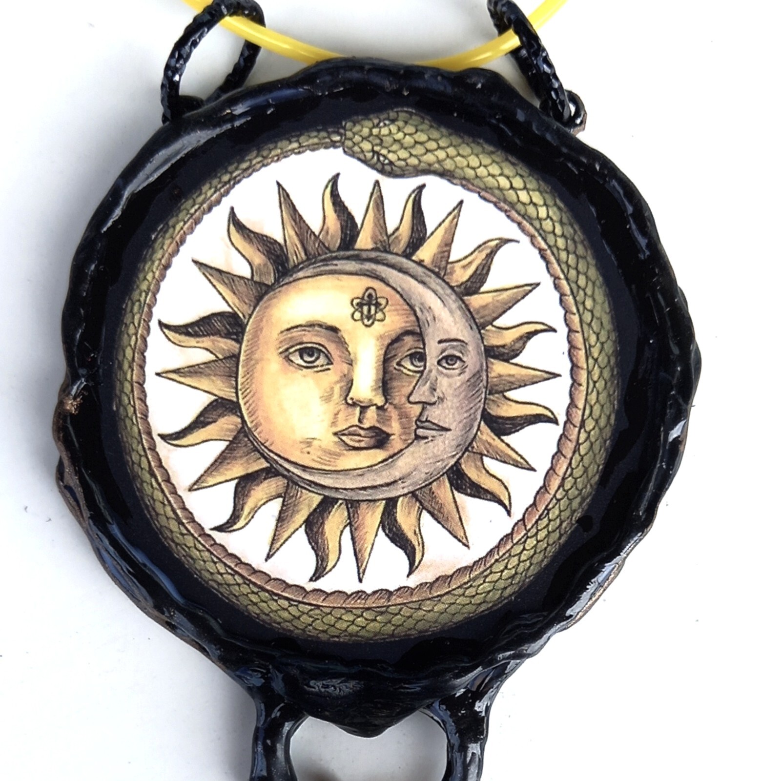 Alchemy Symbols Witch Witchcraft Talisman Magic Amulet Sun Moon Ouroboros Snake