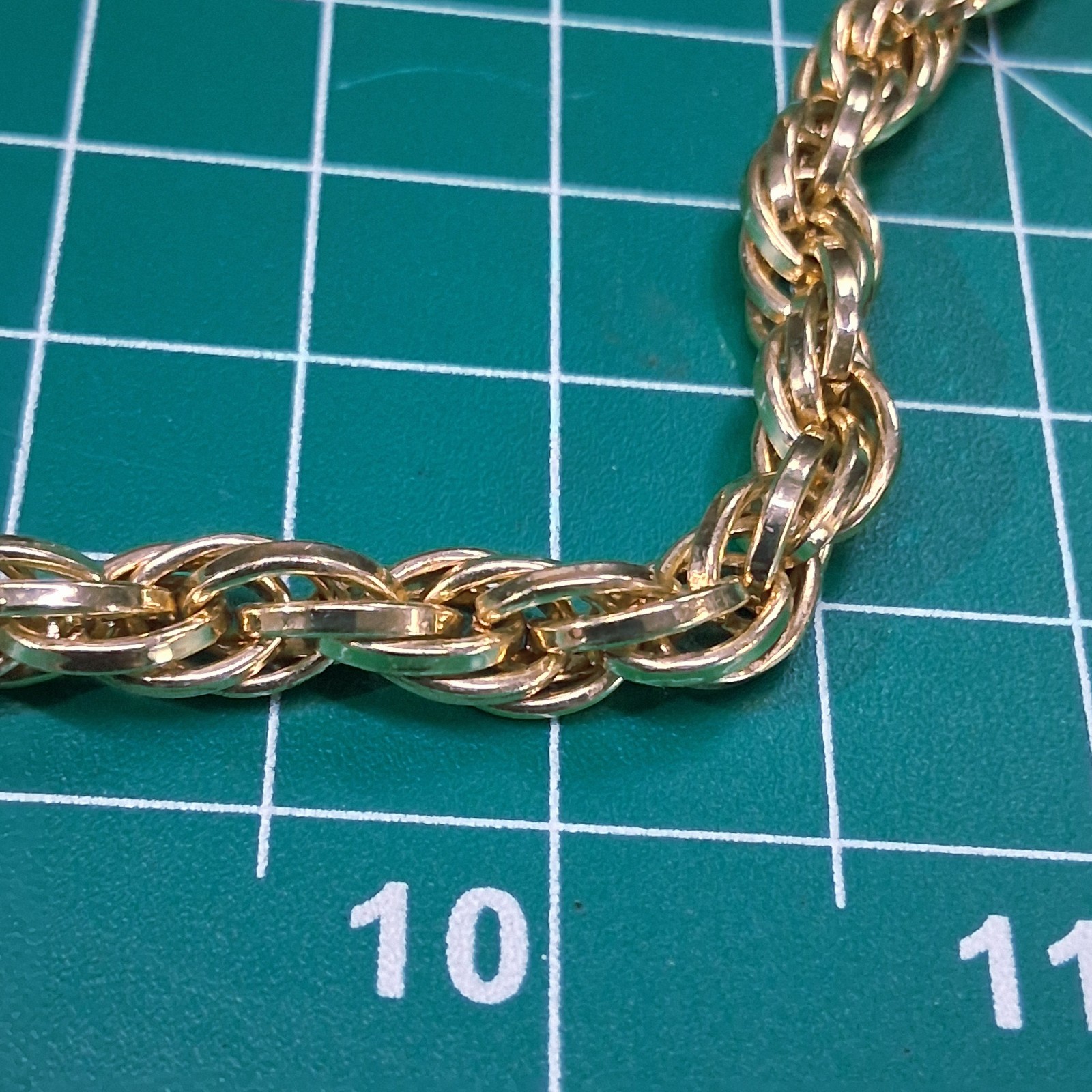 Polished Thick 35” Wheat, Snail & Double Link Rolo Chain Necklace
