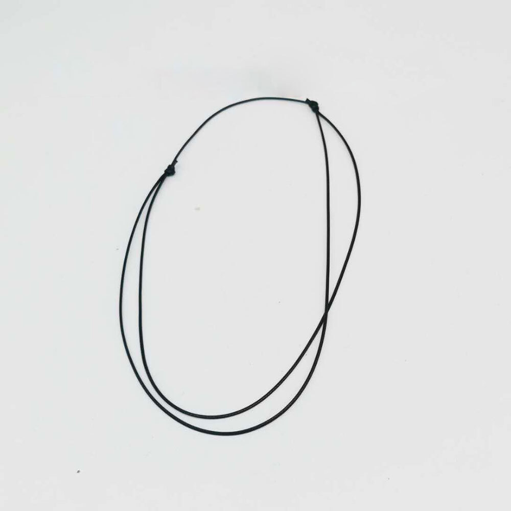 20PCS Black Korea Waxed Cord Necklace Jewelry Findings 16-32 inch Adjustable ##