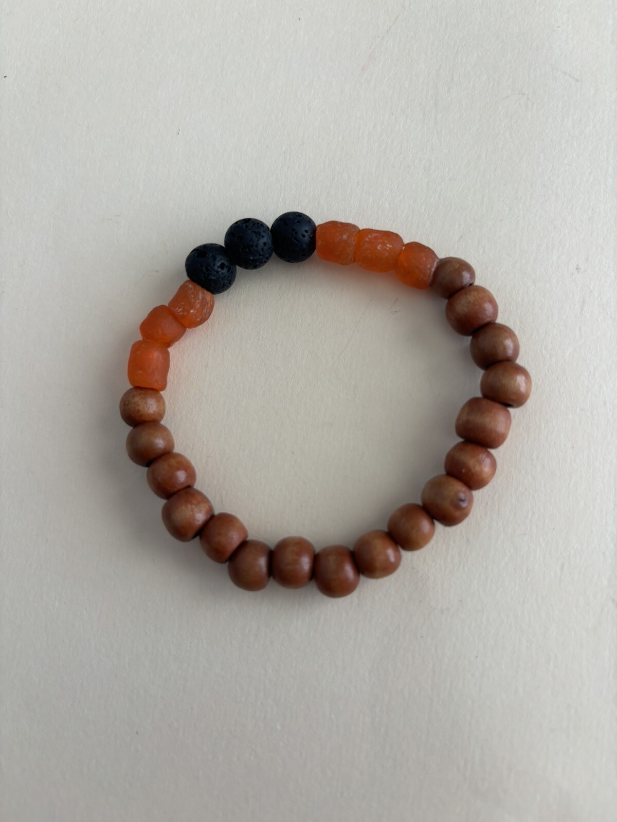 Lot of 10 Young Living Lava Rock Bead Bracelet Multi Color Precious Gemstone