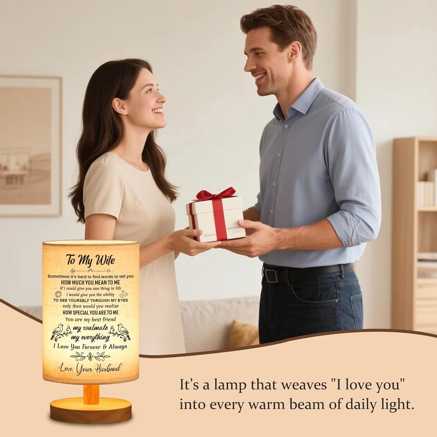 LED Light Valentines Day Gift For Wife Anniversary Gifts Ideas Birthday Present