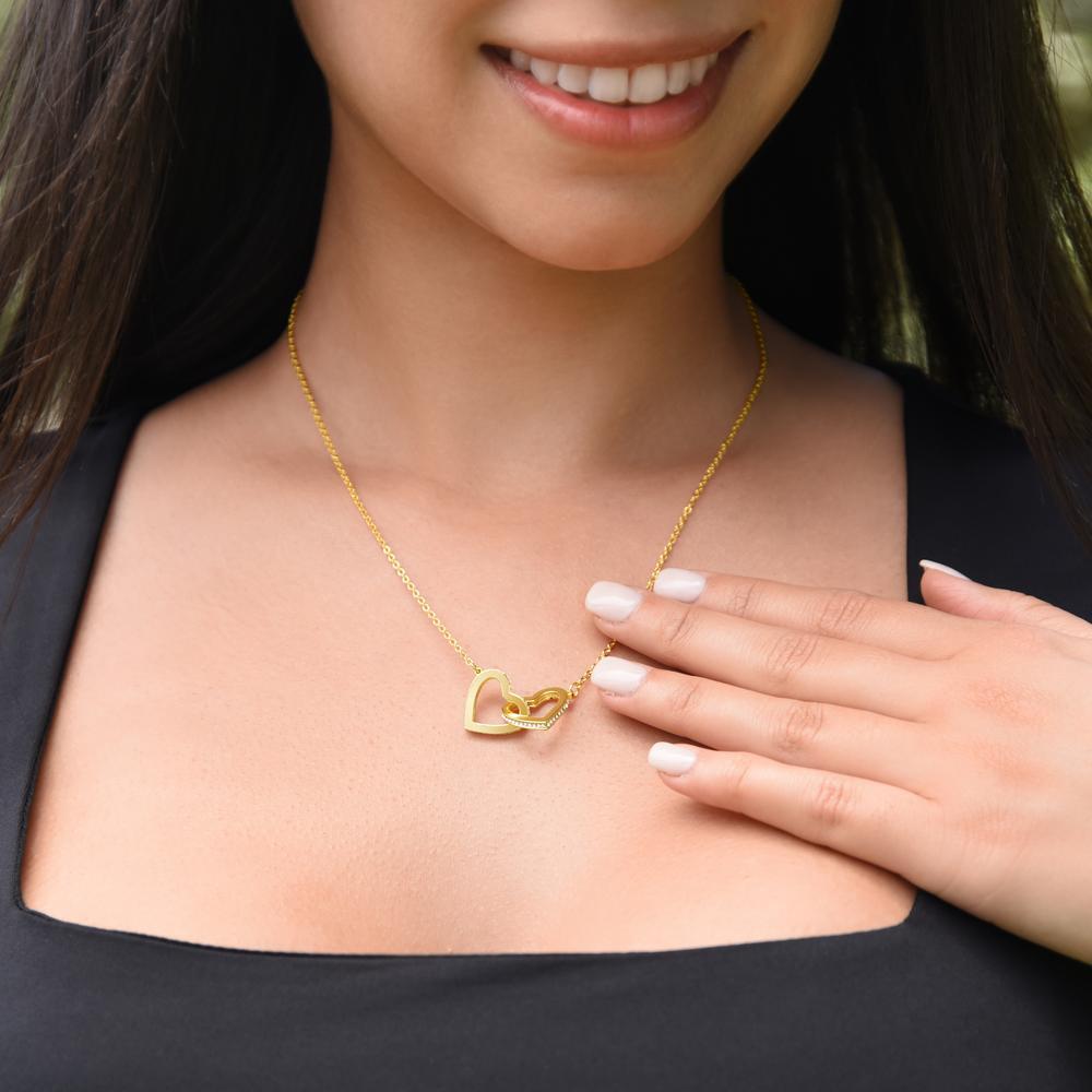 To My Wife Necklace, Wife Birthday Anniversary Gift, Heart Pendant Gift For Wife