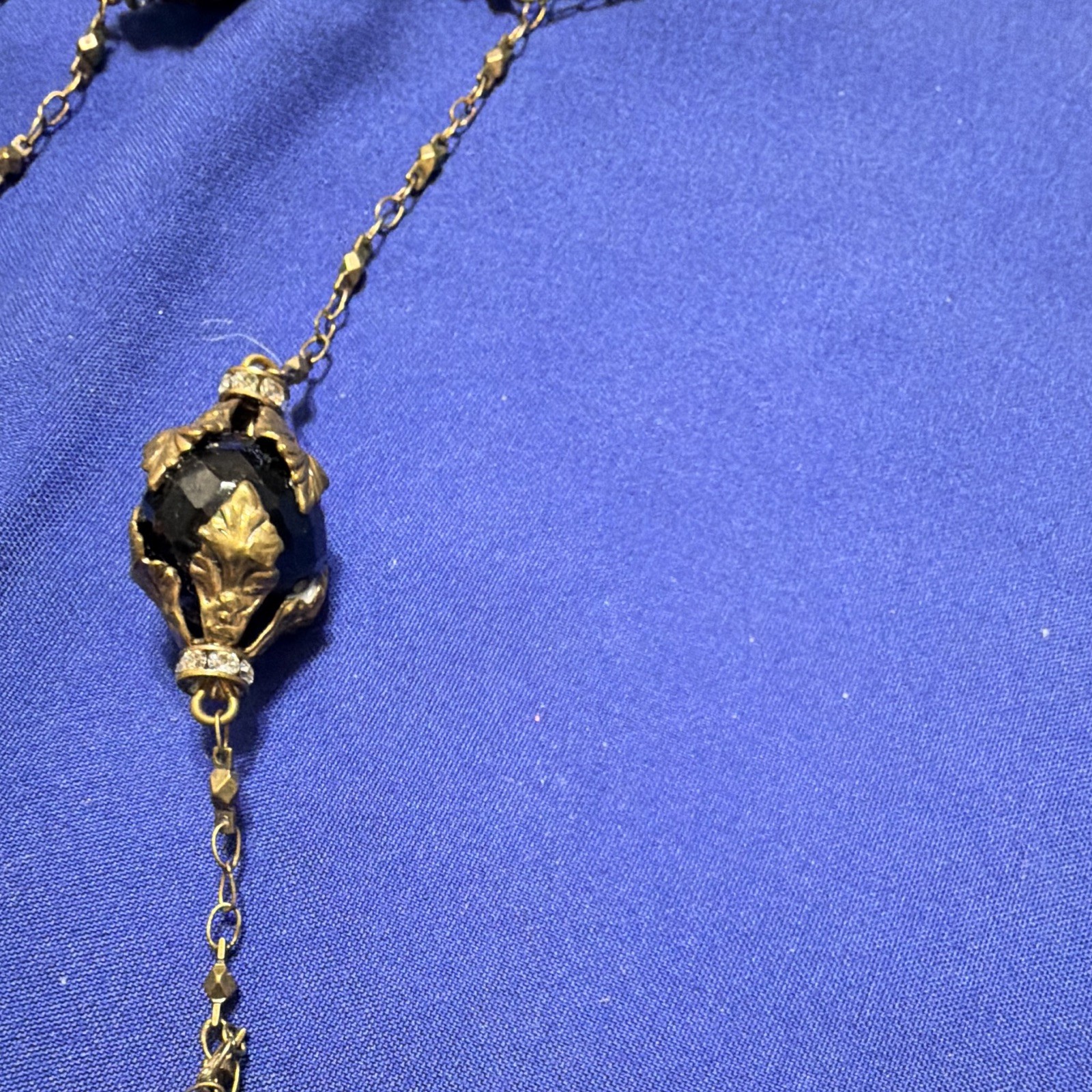 Anne koplik Designs Signed Gold Tone Cable Chain Necklace handmade in New York .