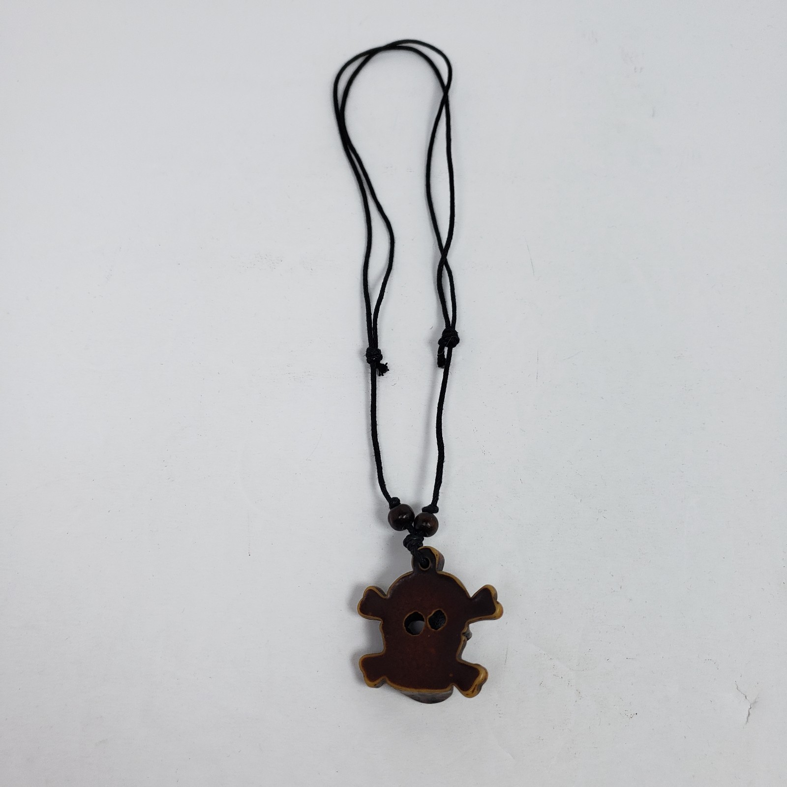 Vintage Adult Fashion Skull Crossbones Tribal Adjustable Pendant Necklace 031