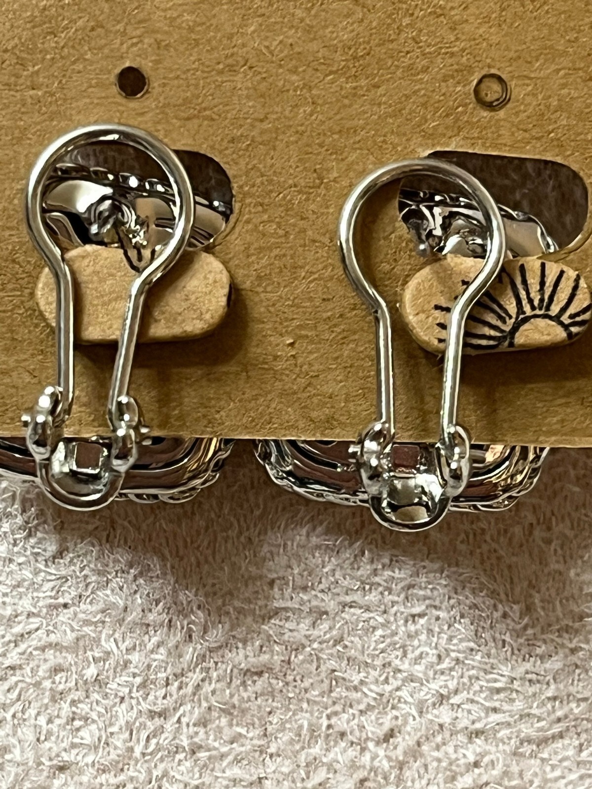 Two-Tone Silver and Gold Tone Necklace with Matching Earrings Set