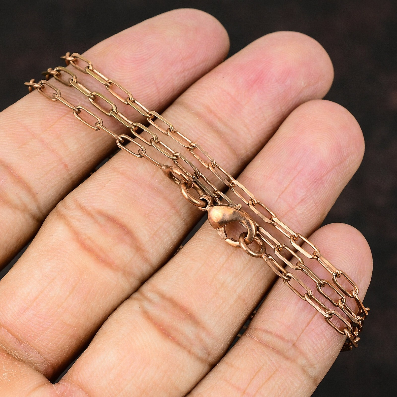 Womens day Sale Copper Stone Anniversary Birthday Wife Chain Wire Wrap Necklace