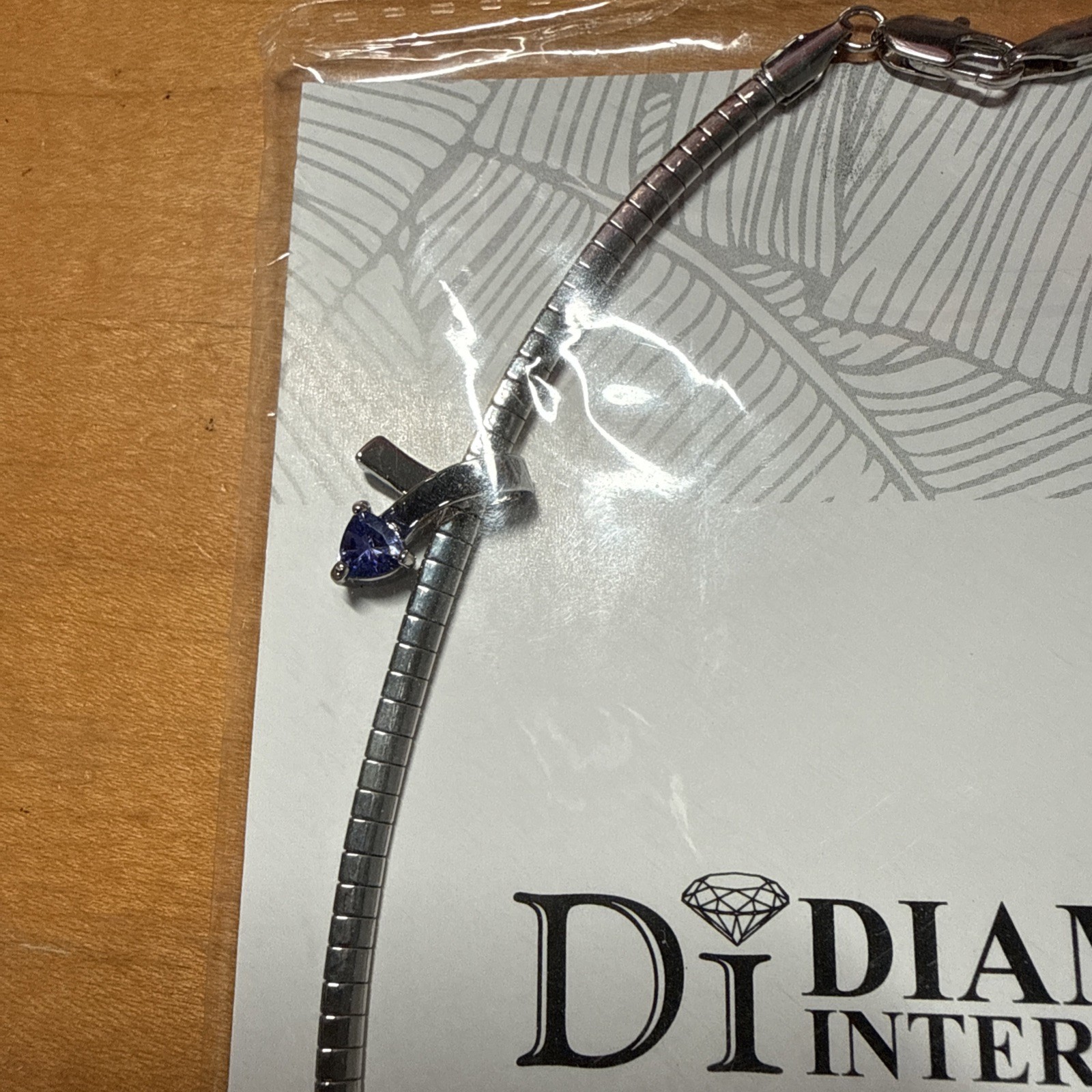 Diamonds International Tanzanite International Tanzanite Necklace New Unopened