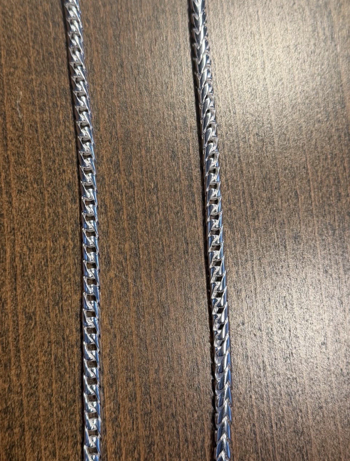 5mm 20” 925 Sterling Silver Harlembling Franco Chain With Box Lock – New