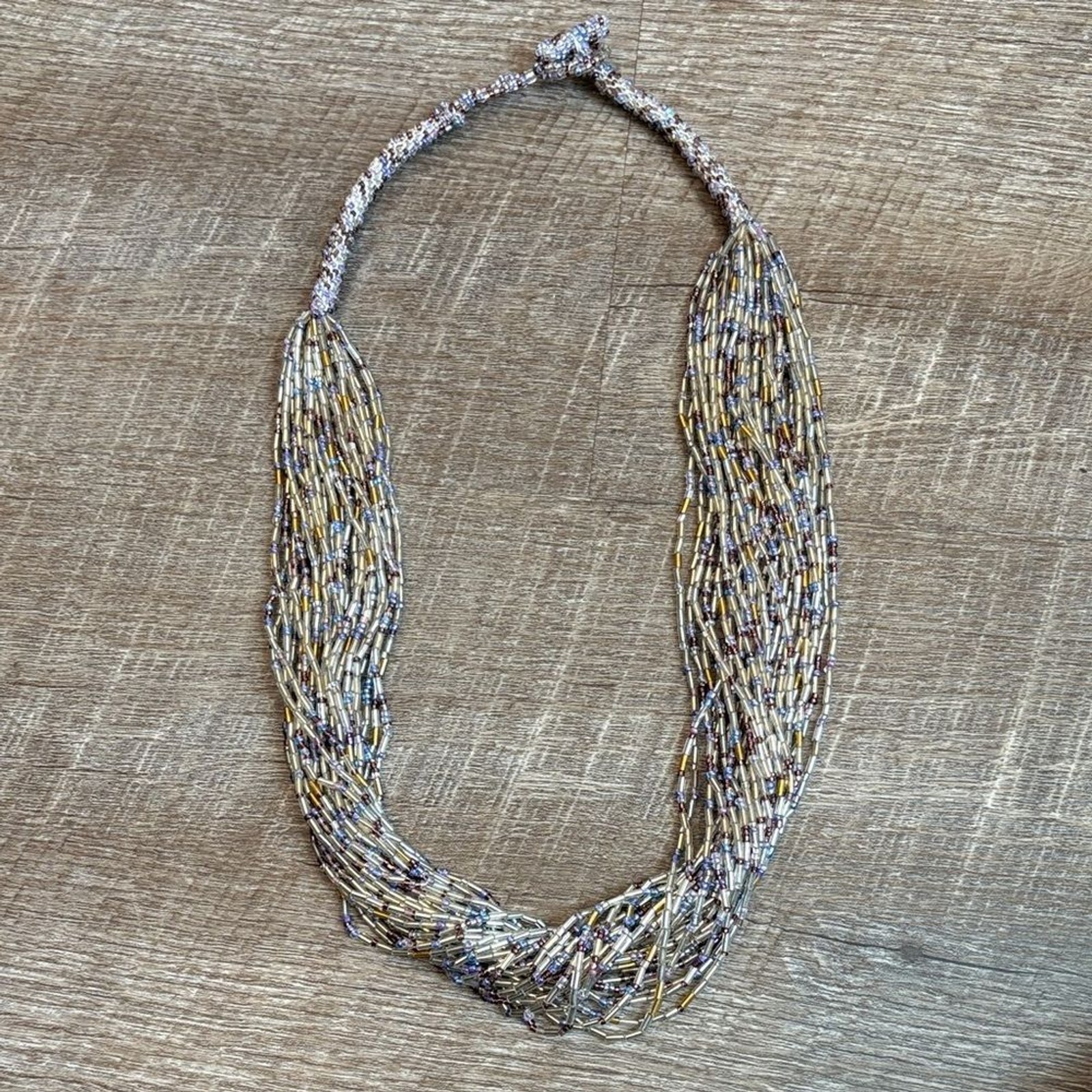 Beaded Multi-Colored Potay Necklace