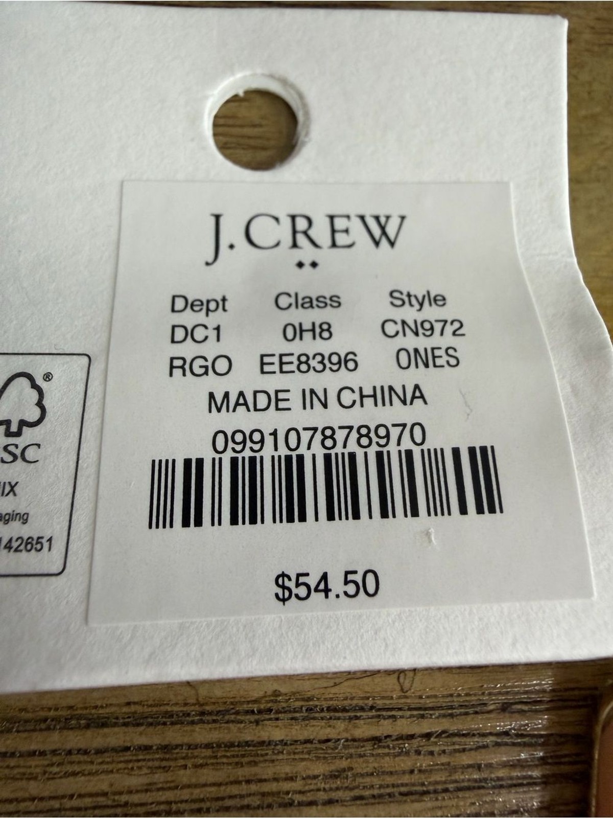 NWT J. Crew Rectangle Link Statement Necklace Goldtone Chunky Preppy Classic