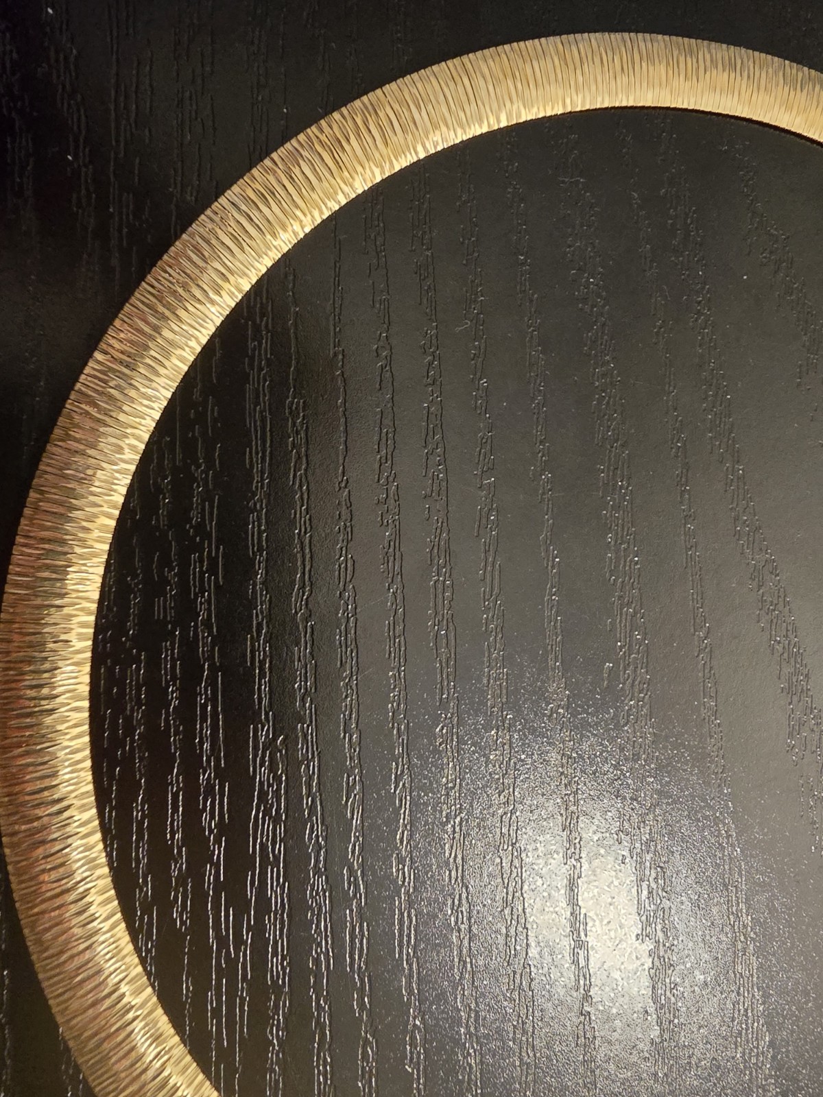 Mia Fiore 18K Gold Plated Bronze Herringbone Chain Choker Necklace 16 in Signed