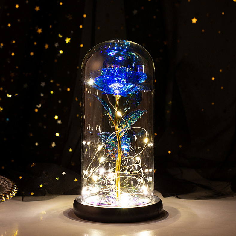 Valentine’s Day Eternal Rose Flower LED Enchanted Galaxy Rose Girlfriend Gifts