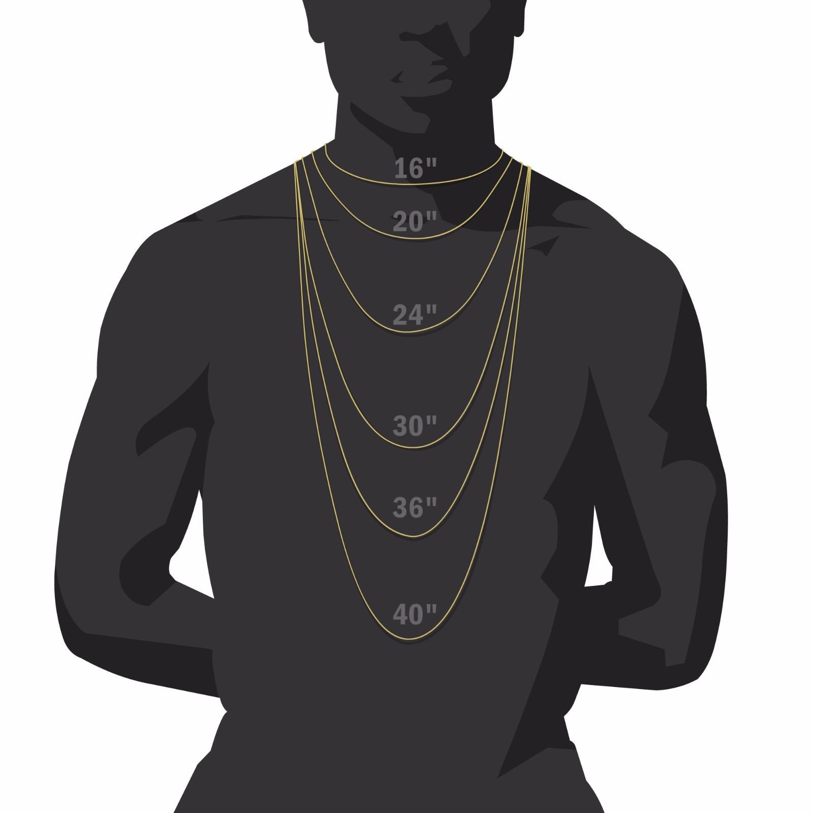 Franco Chain 36 inch Gold Silver Black Rose Plated 3mm Necklace Hip Hop