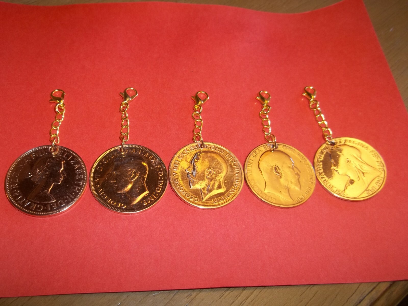 PENNY COIN – BRITANNIA – HIGHLY POLISHED PENDANT / CHARM – 1896 to 1967