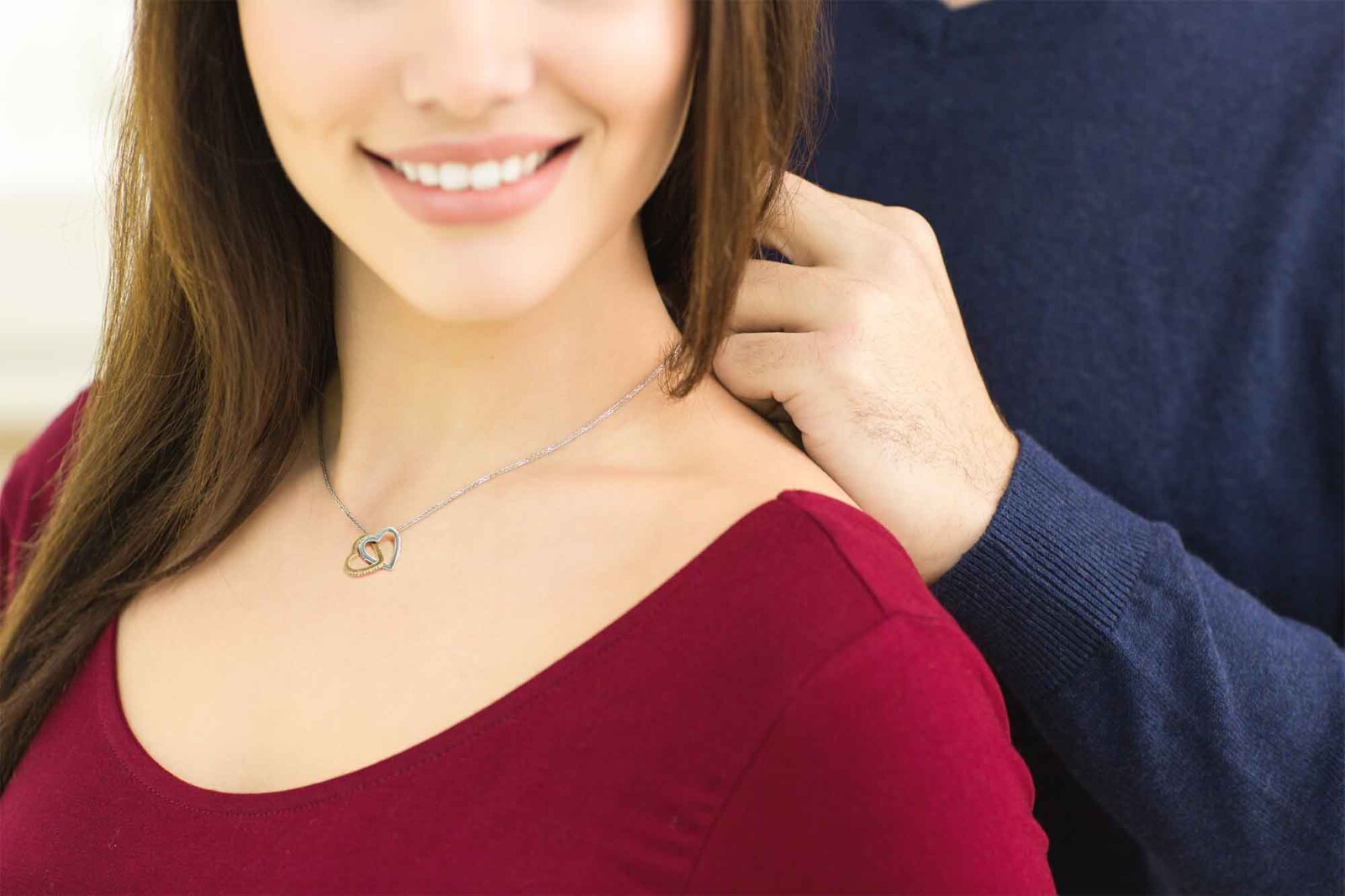 To My Wife Necklace, Wife Birthday Anniversary Gift, Heart Pendant Gift For Wife