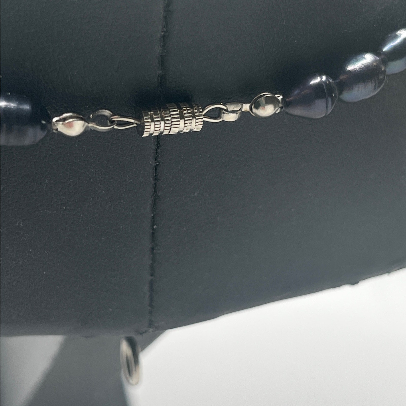 Black Beaded Choker Necklace