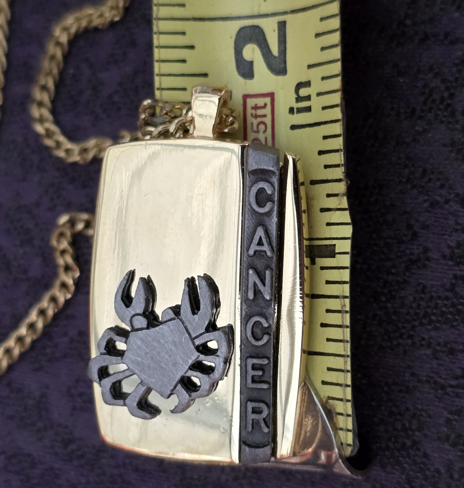 12 – Goldtone Horoscope Zodiac Signs Dog Tag Pendant Necklace 12 – Constellation