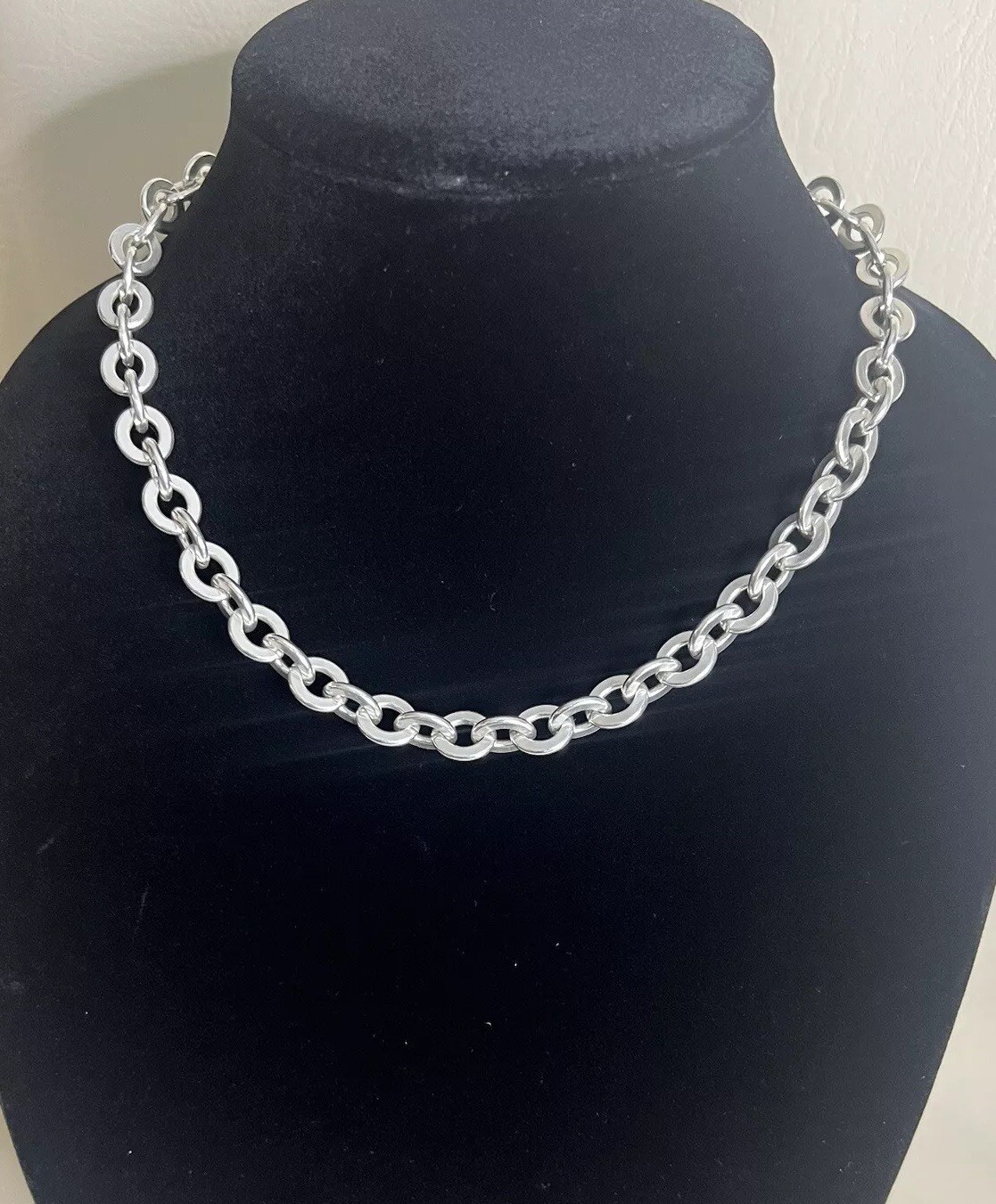 10mm Thick 18” ROLO Chain 925 Sterling Silver 71.6g