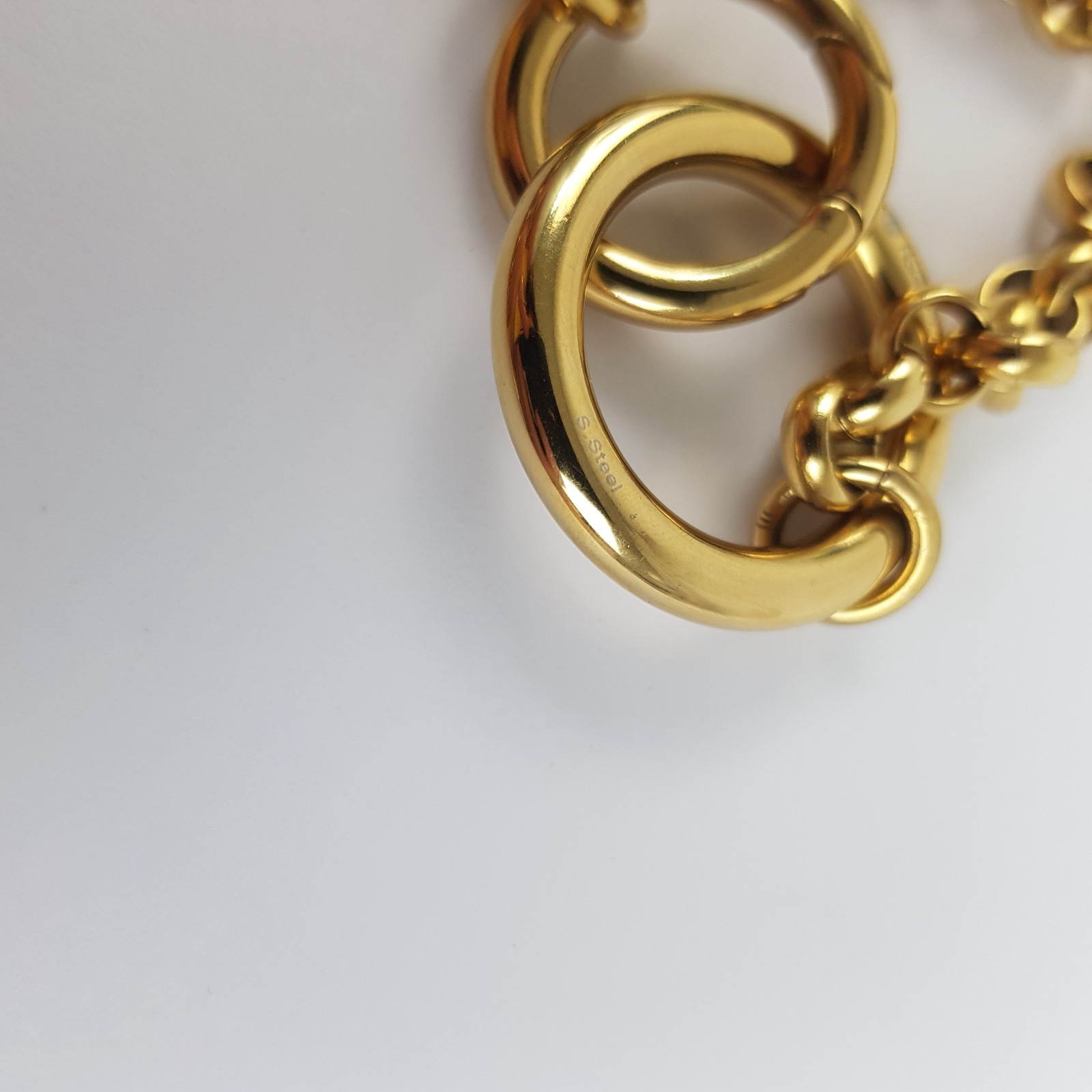 Nomination Infinito Yellow Gold PVD Stainless Steel Necklace with CZ 46cm