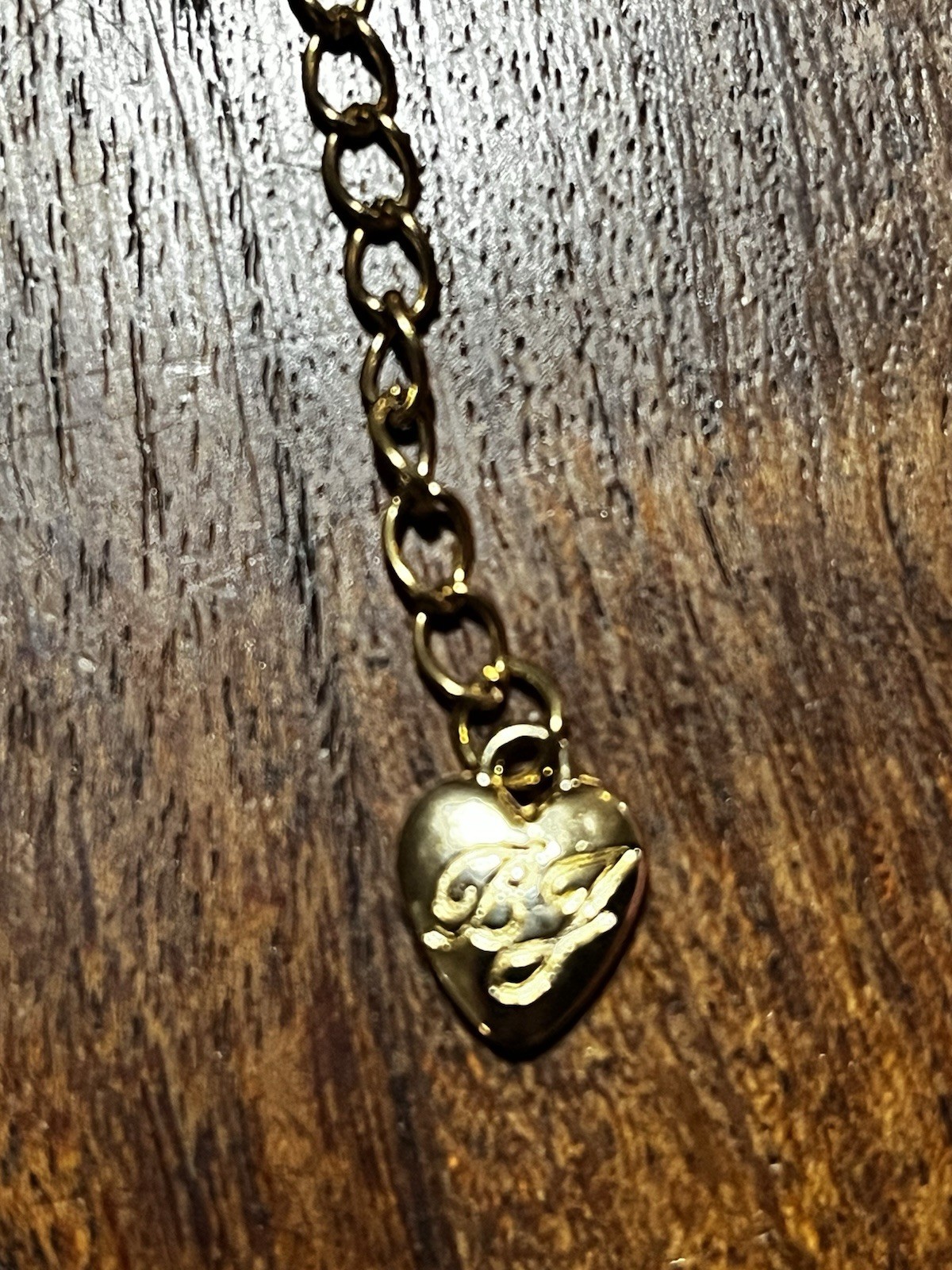 Betsey Johnson Teddy Bear Necklace Brooch Crystals 16” Chain Signed *READ*