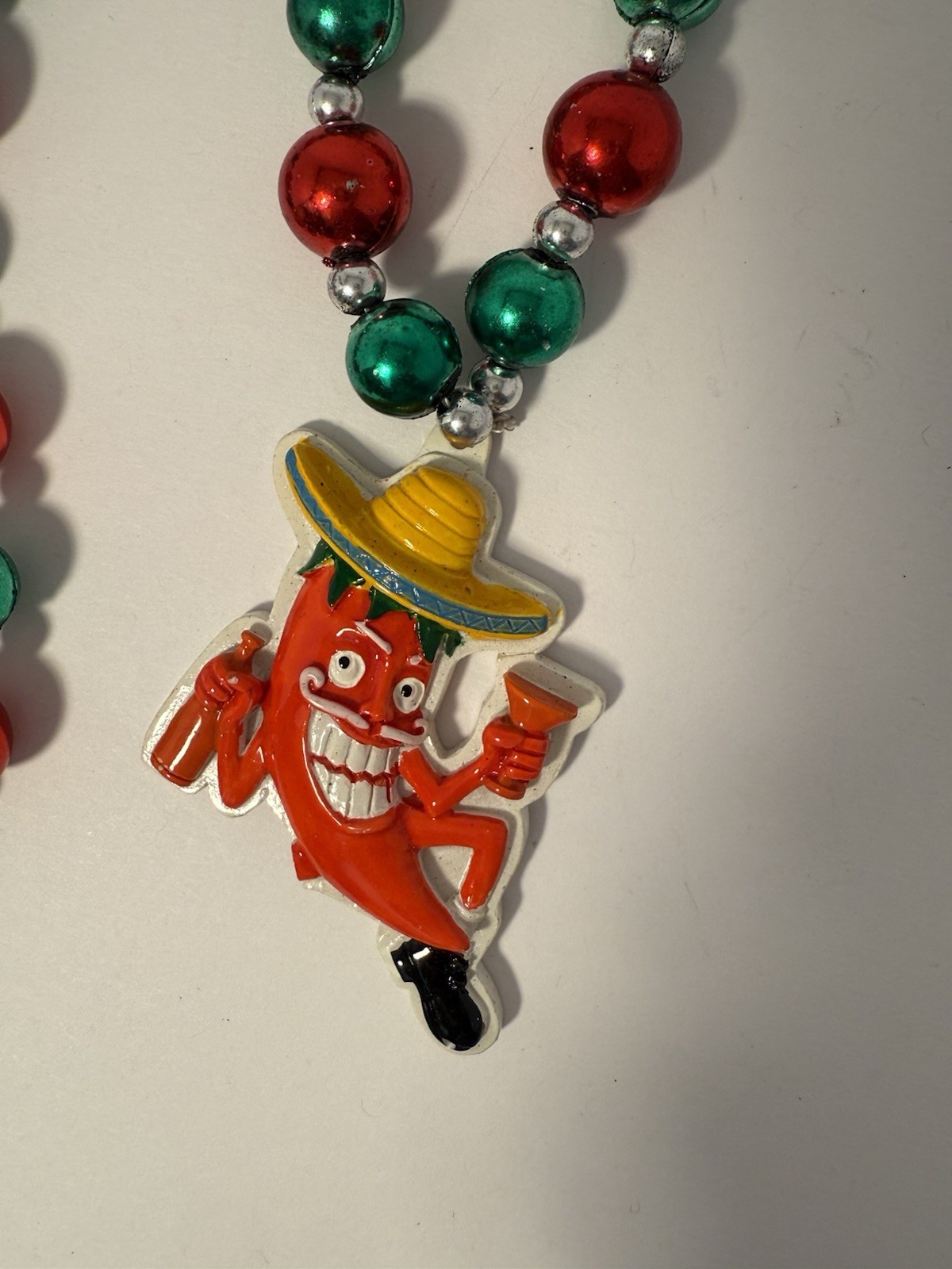 Variety of Vintage Mardi Gras Beads Necklace’s Italian Flag Pirate Jester Joker