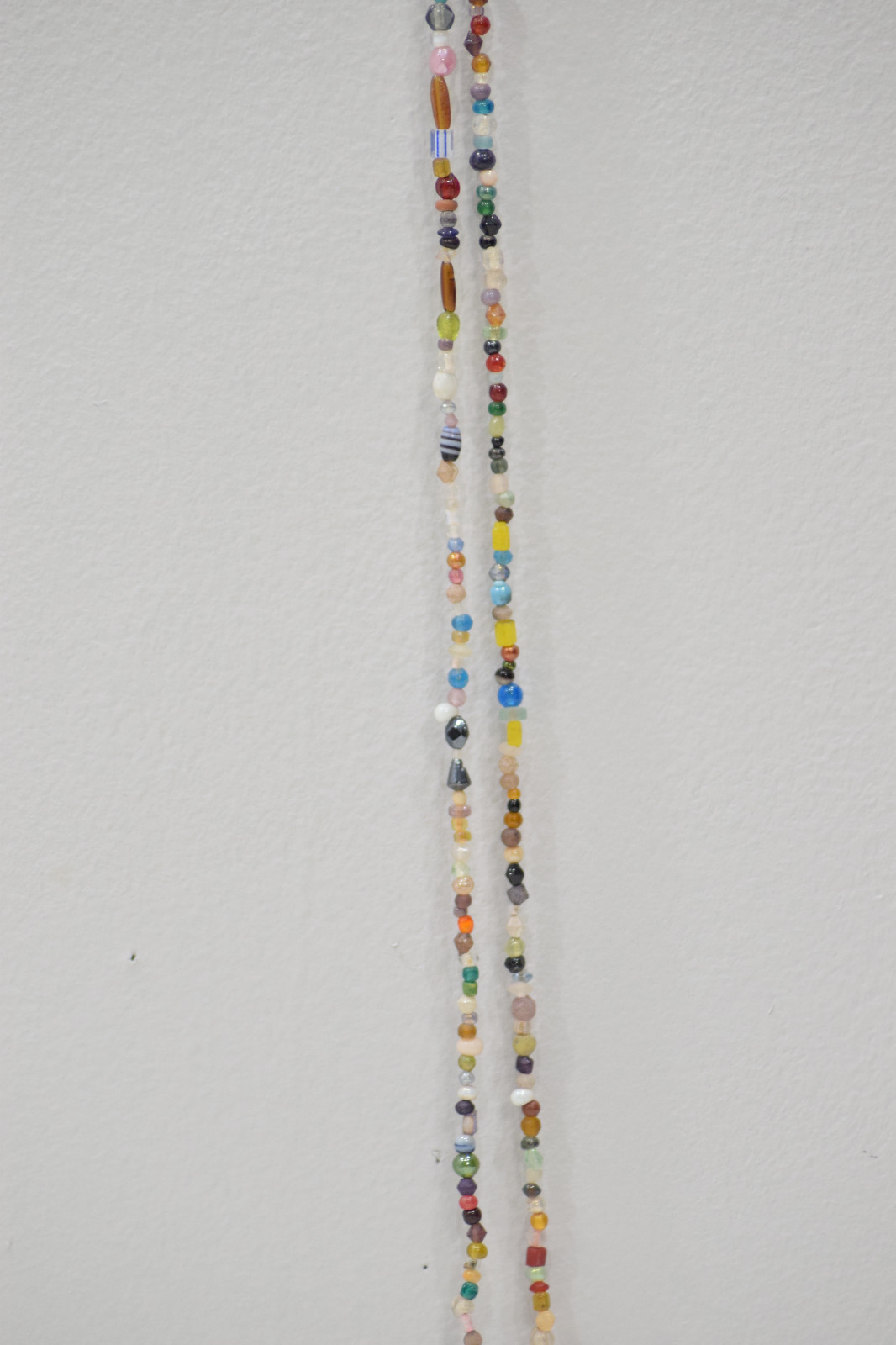 Necklace 2 Beaded Assorted Glass Strands Necklaces