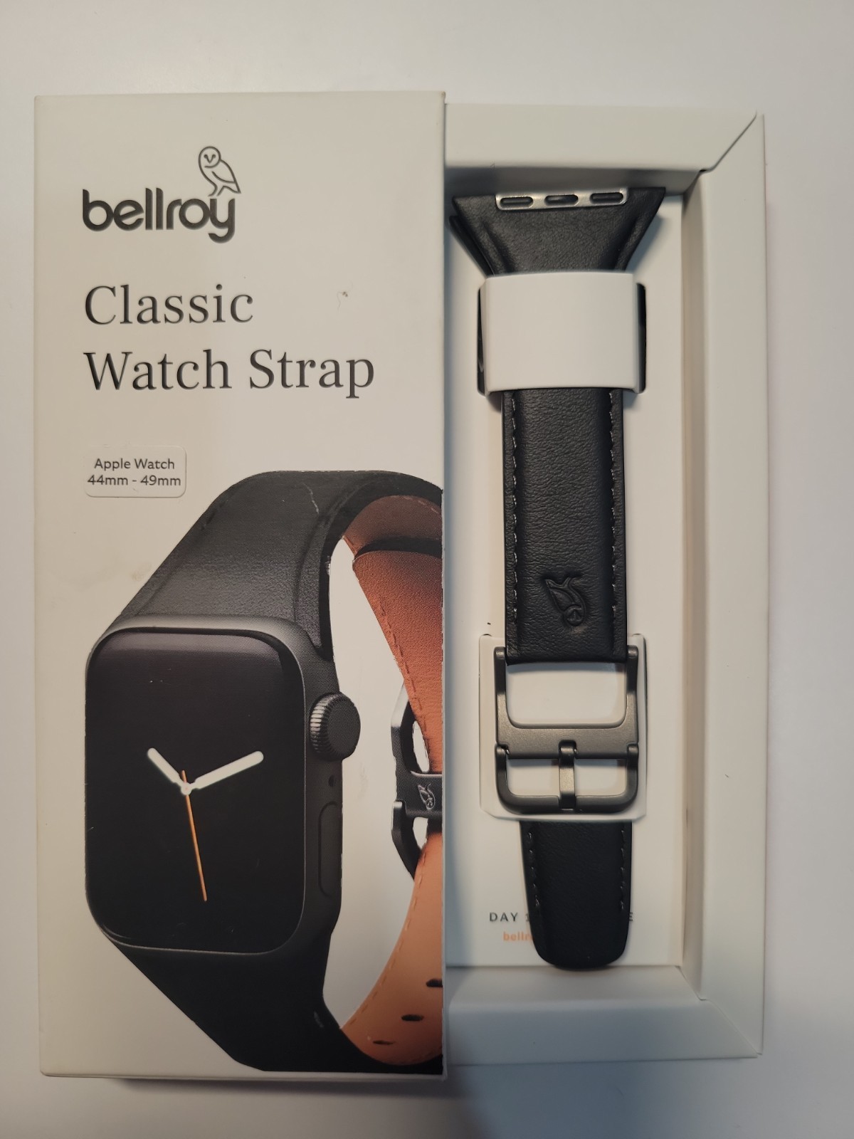 Apple Watch Strap 44-49mm Classic Band Terracotta Bellroy TCWB-BLK 136