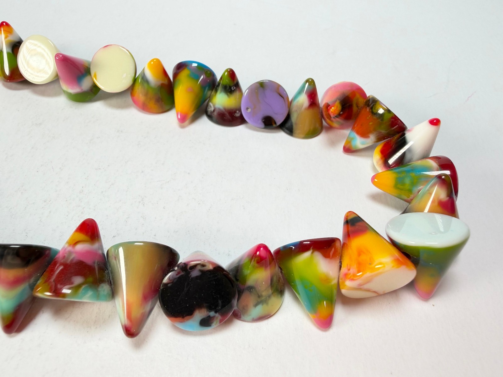 Jackie Brazil “Corina” Small Cones Kandinsky 55cm Necklace ( N0058 )