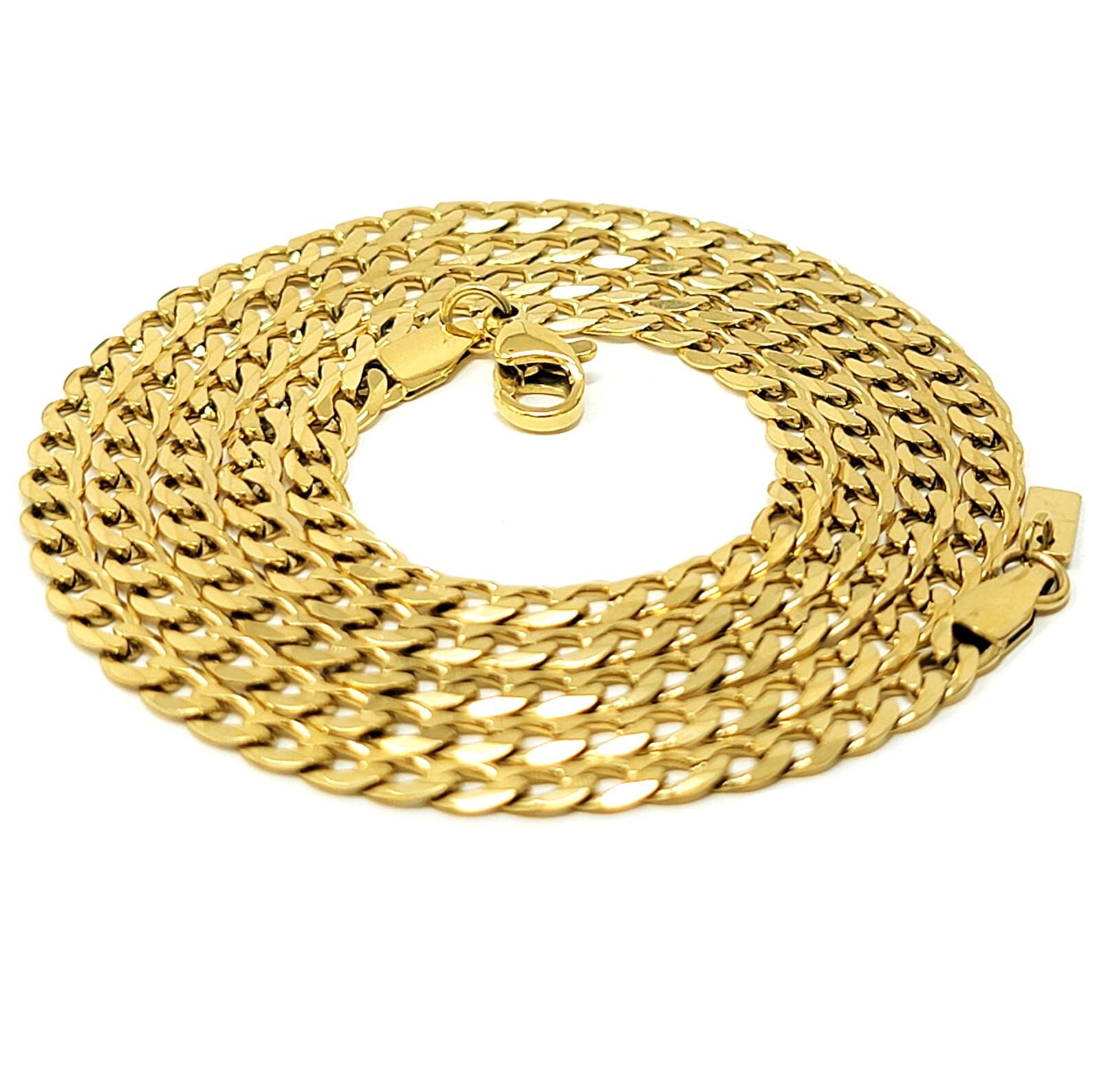 Wholesale Bulk 316L Stainless Steel Cuban Chain 16, 18, 20, 24 inches Necklace