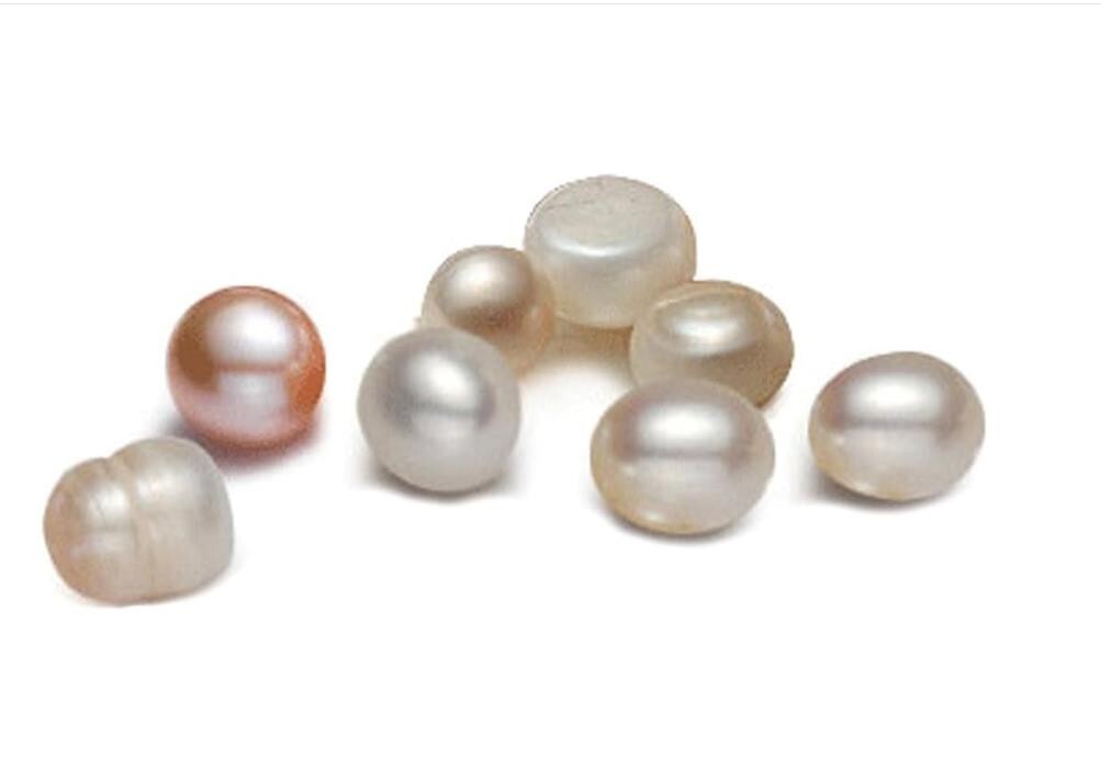 25 Freshwater Pearls with 5-7mm Big Natural Cultured Pearl 1 Vacuum Pack Oyster