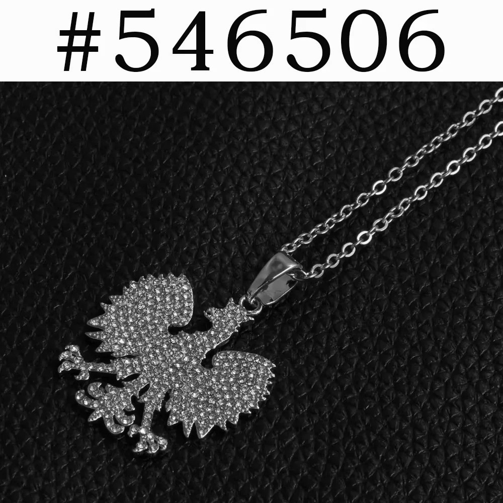 Symbol Eagle Necklace Polska Poles Poland Pendant Fashion Jewelry Accessories