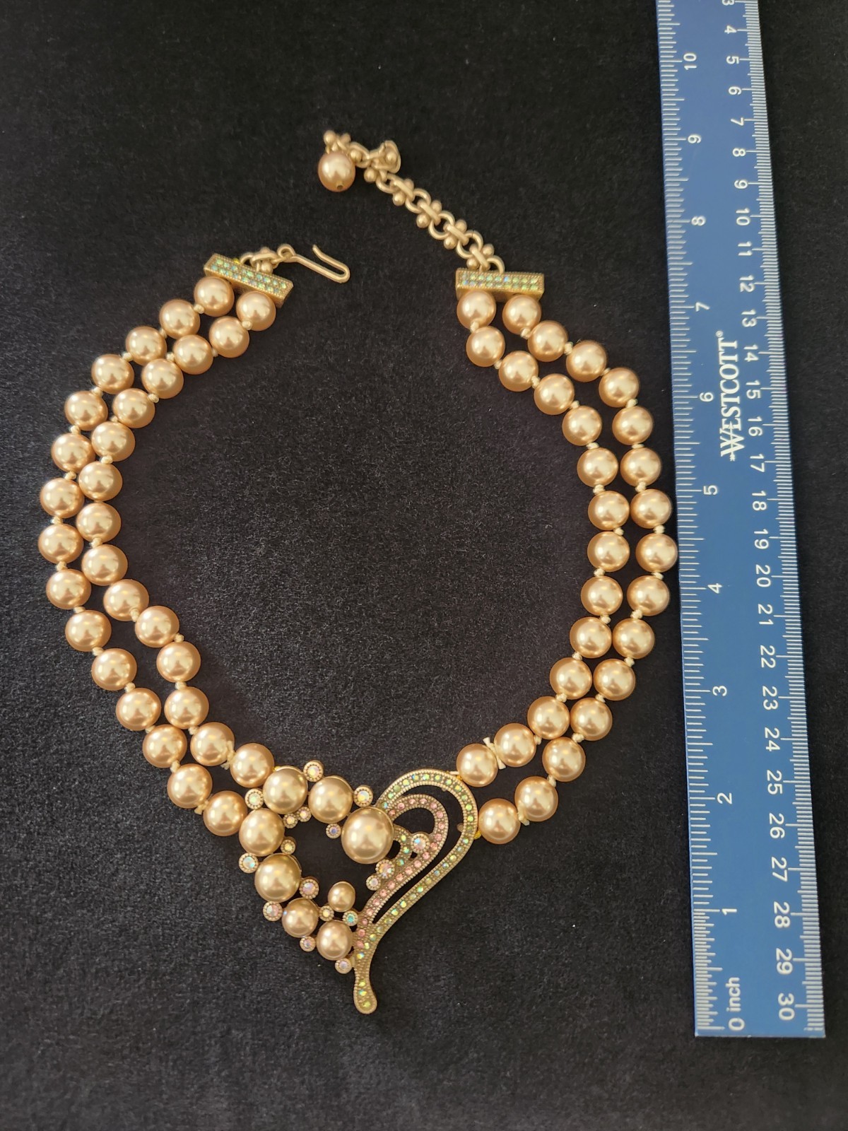 Designer Inspired Open Heart Necklace